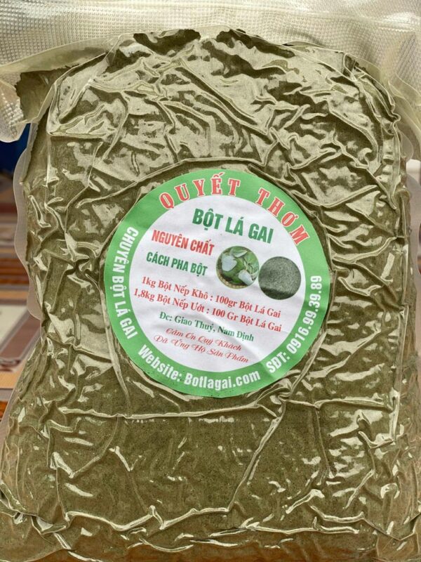 Bột lá gai khô 1kg nguyên chất làm bánh - Hình ảnh 2